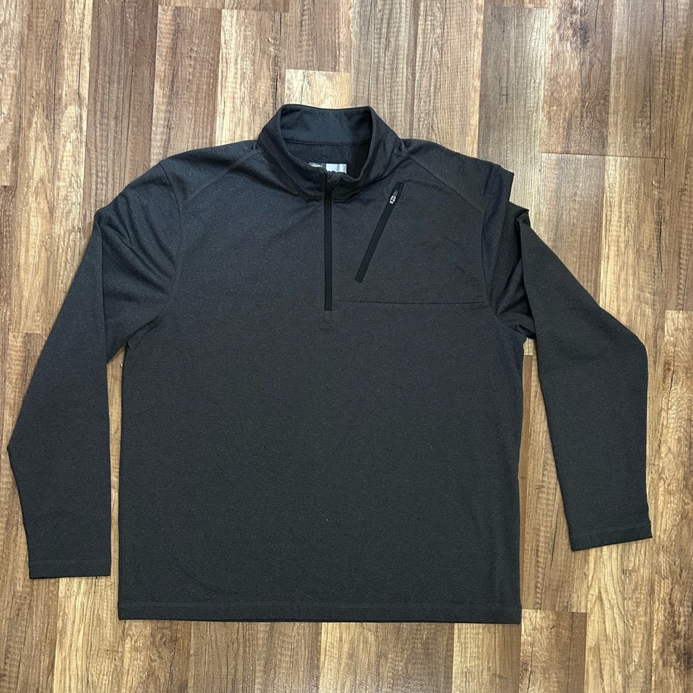 Callaway DK Gray Pullover w/ Sleeve Logo - MENS LARGE - In EXCELLENT condition!